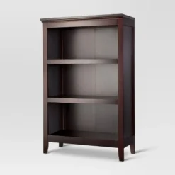 48" Carson 3 Shelf Bookcase - Threshold Espresso -My Book Perch Sales Store unnamed file 3323