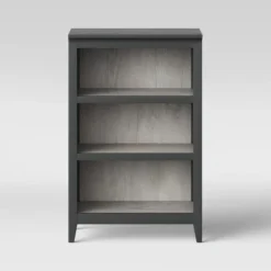 48" Carson 3 Shelf Bookcase - Threshold Espresso -My Book Perch Sales Store unnamed file 3326
