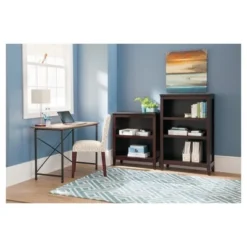 36" Carson 2 Shelf Bookcase - Threshold Black -My Book Perch Sales Store unnamed file 3355