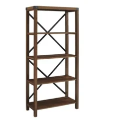 Sophie Rustic Farmhouse X Frame Bookshelf - Saracina Home Gray Wash -My Book Perch Sales Store unnamed file 3381