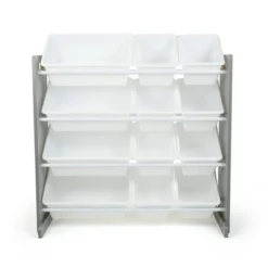 Toy Storage Organizer with Storage Bins Gray - Humble Crew 15 Toy Storage Organizer with Storage Bins Gray - Humble Crew -My Book Perch Sales Store unnamed file 339