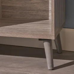 77.32" Elouera Mid Century Bookcase - Christopher Knight Home Grey Oak -My Book Perch Sales Store unnamed file 3394