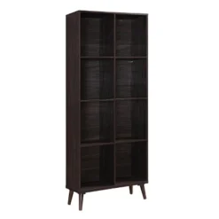 77.32" Elouera Mid Century Bookcase - Christopher Knight Home Grey Oak -My Book Perch Sales Store unnamed file 3396