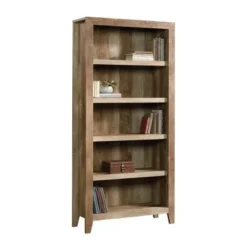 71" Dakota Pass 5 Shelf Bookcase Craftsman Oak - Sauder