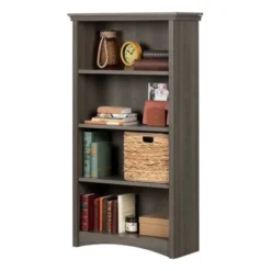 57.75" Artwork 4 Shelf Bookcase Gray Maple - South Shore -My Book Perch Sales Store unnamed file 3439