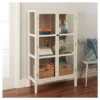 56.2" Hadley Library Cabinet with Glass Shell White - Threshold™ -My Book Perch Sales Store unnamed file 3441