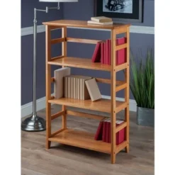 42" Studio Bookshelf 3 Tier Honey Brown - Winsome -My Book Perch Sales Store unnamed file 3466