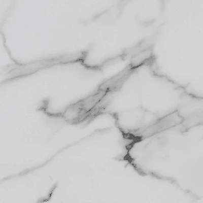 63.25" No Tools 5 Tier Tower - Breighton Home Faux White Marble/chrome 6 63.25" No Tools 5 Tier Tower - Breighton Home Faux White Marble/chrome - Image 4