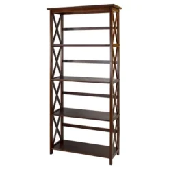 Montego 5-Shelf Bookcase - Flora Home White -My Book Perch Sales Store unnamed file 3552