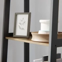 67" Annabelle 5 Tier Ladder Bookcase - Brookside Home Black/white -My Book Perch Sales Store unnamed file 3554