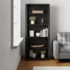 72" Elaine 5 Shelf Standard Bookcase - Brookside Home Dark Gray -My Book Perch Sales Store unnamed file 3574