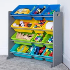 Elements Toy Storage Organizer with 12 Storage Bins - Humble Crew -My Book Perch Sales Store unnamed file 359