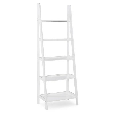 Acadia Ladder Bookshelf - Linon Gray 12 Acadia Ladder Bookshelf - Linon Gray - Image 10