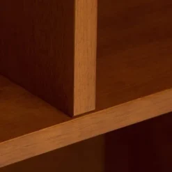 Tierney Solid Hardwood Mid Century Wide Bookcase and Storage Unit - Wyndenhall Teak -My Book Perch Sales Store unnamed file 3659