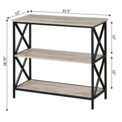 29.75" Tucson 3 Tier Bookcase - Breighton Home Sandstone -My Book Perch Sales Store unnamed file 3679
