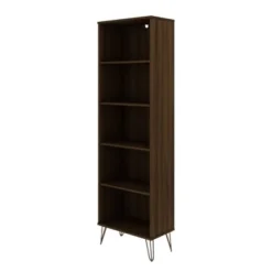 Rockefeller 5 Shelf Bookcase - Manhattan Comfort Brown -My Book Perch Sales Store unnamed file 3696