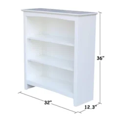 Shaker Bookshelf - International Concepts White -My Book Perch Sales Store unnamed file 3712