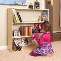 ECR4Kids Birch Streamline 2-Shelf Storage Cabinet without Back -My Book Perch Sales Store unnamed file 3717