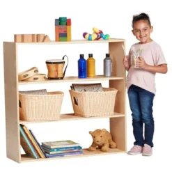 ECR4Kids Birch Streamline 2-Shelf Storage Cabinet without Back -My Book Perch Sales Store unnamed file 3718
