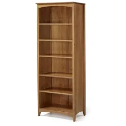 Camaflexi 6 Tier Shaker Style Open Storage Organization Bookshelf Wood Bookcase Shelf Unit w/ 4 Adjustable and 2 Fixed Shelves, Brown Cherry Finish -My Book Perch Sales Store unnamed file 3730
