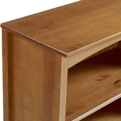 Camaflexi 6 Tier Shaker Style Open Storage Organization Bookshelf Wood Bookcase Shelf Unit w/ 4 Adjustable and 2 Fixed Shelves, Brown Cherry Finish -My Book Perch Sales Store unnamed file 3732