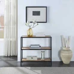 30" Quinton 2 Shelf Bookcase Salvage Oak - OSP Home Furnishings -My Book Perch Sales Store unnamed file 3748