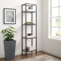 73" Aimee Narrow Etagere Oil Rubbed Bronze - Crosley -My Book Perch Sales Store unnamed file 3767