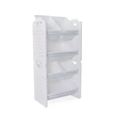 UNiPLAY Toy Organizer With 6 Removable Storage Bins and Block Play Panel, Multi-Size Bin Organizer -My Book Perch Sales Store unnamed file 378