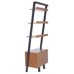 71.96" Lavina 3 Shelves and 1 Door Etagere Natural/Charcoal - Safavieh -My Book Perch Sales Store unnamed file 3781