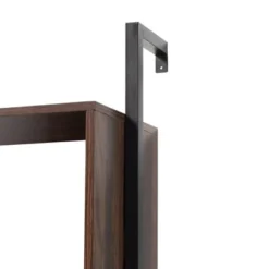 Aldis Wood and Metal 3 Tier Display Shelf Brown/Black - Baxton Studio -My Book Perch Sales Store unnamed file 3792