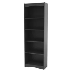 72" Hawthorn Tall Adjustable Bookcase - CorLiving Black