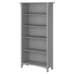 Salinas 5 Shelf Bookcase - Bush Furniture Gray -My Book Perch Sales Store unnamed file 3806