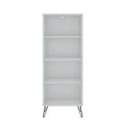 Rockefeller 4 Shelf Bookcase - Manhattan Comfort Black -My Book Perch Sales Store unnamed file 3823