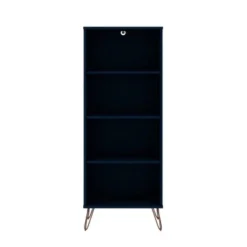 Rockefeller 4 Shelf Bookcase - Manhattan Comfort Black -My Book Perch Sales Store unnamed file 3826