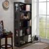 72" Kehoe Transitional Bookcase Dark Gray/Black - HOMES: Inside + Out -My Book Perch Sales Store unnamed file 3848