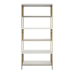 Ella 5 Shelf Bookcase - CosmoLiving by Cosmopolitan Black/white -My Book Perch Sales Store unnamed file 3859