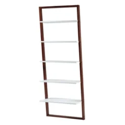 Phyliss White Metal Leaning Ladder Shelves - Inspire Q Espresso -My Book Perch Sales Store unnamed file 3880