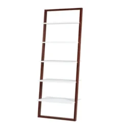 Phyliss White Metal Leaning Ladder Shelves - Inspire Q Espresso -My Book Perch Sales Store unnamed file 3882