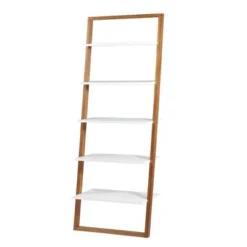 Phyliss White Metal Leaning Ladder Shelves - Inspire Q Espresso -My Book Perch Sales Store unnamed file 3883