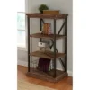 43.8" Archer Ridge Four Tier Bookshelf Brown/Black - Stylecraft -My Book Perch Sales Store unnamed file 3885