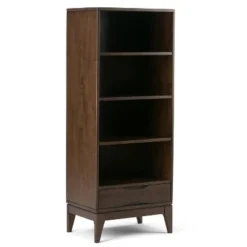 Pearson Bookcase with Storage - Wyndenhall Walnut Brown -My Book Perch Sales Store unnamed file 3895