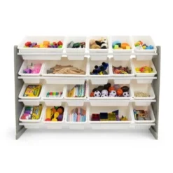 XL Toy Organizer with 20 Bins Inspire Collection Gray/White - Humble Crew -My Book Perch Sales Store unnamed file 39