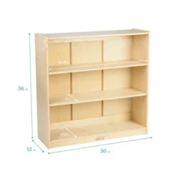 ECR4Kids Classic Birch Bookcase