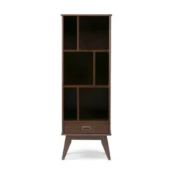 Tierney Solid Hardwood Mid Century Bookcase and Storage Unit - WyndenHall Teak -My Book Perch Sales Store unnamed file 3972
