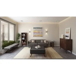 Tierney Solid Hardwood Mid Century Bookcase and Storage Unit - WyndenHall Teak -My Book Perch Sales Store unnamed file 3973