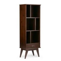 Tierney Solid Hardwood Mid Century Bookcase and Storage Unit - WyndenHall Teak -My Book Perch Sales Store unnamed file 3976