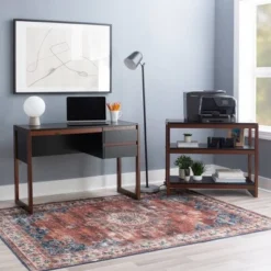 29.5" Sierah Low Bookcase - Linon Black/walnut 16 29.5" Sierah Low Bookcase - Linon Black/walnut -My Book Perch Sales Store unnamed file 3995