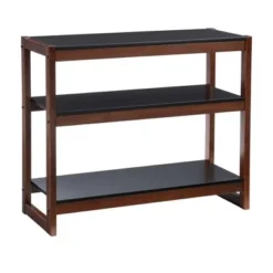 29.5" Sierah Low Bookcase - Linon Black/walnut 20 29.5" Sierah Low Bookcase - Linon Black/walnut -My Book Perch Sales Store unnamed file 3999