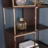 71.75" Sionwark Modern Etagere Brown/Champagne - Aiden Lane -My Book Perch Sales Store unnamed file 4012