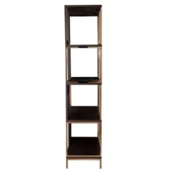 71.75" Sionwark Modern Etagere Brown/Champagne - Aiden Lane -My Book Perch Sales Store unnamed file 4015